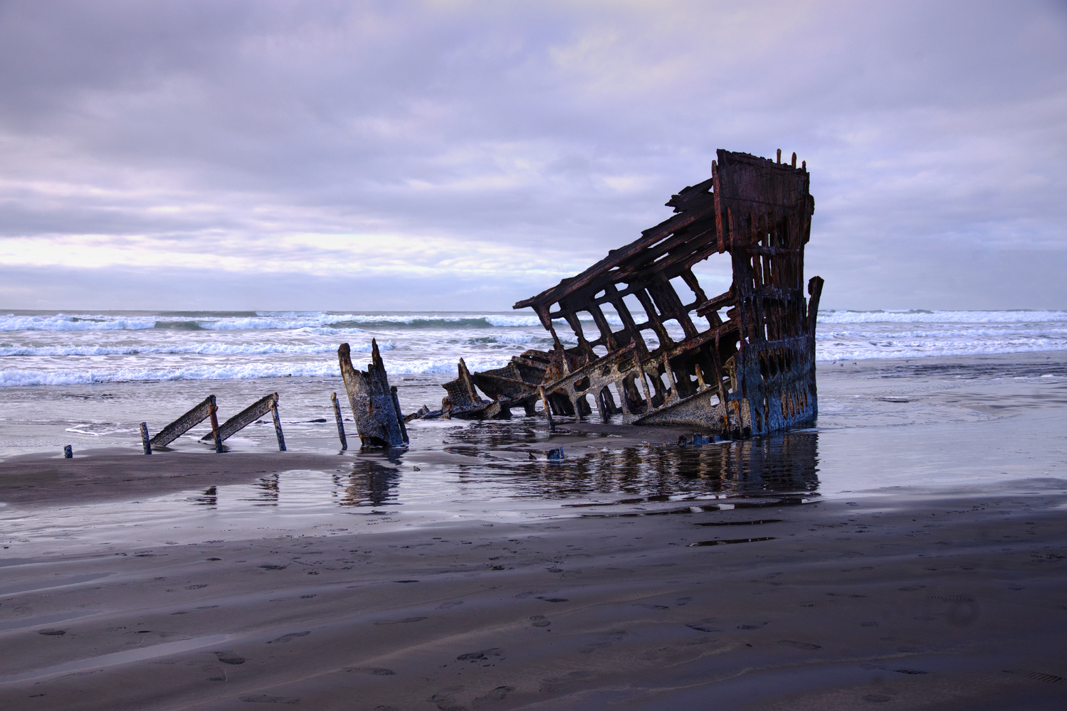 The Wreck of The Peter Iredale, Oregon